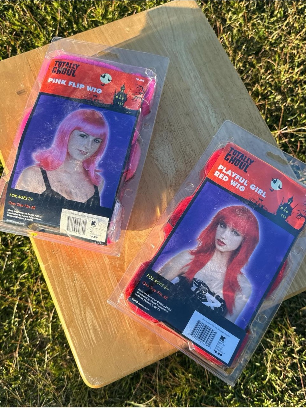 Hot Pink & Red Playful Girl Wig